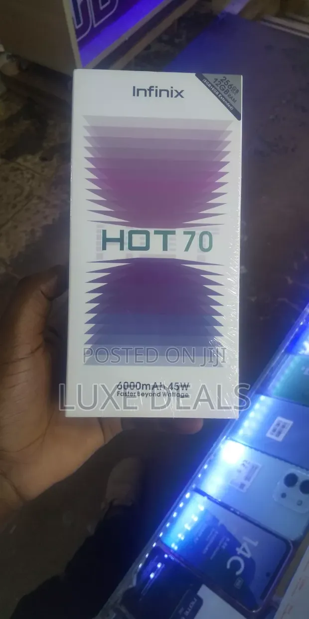 New Infinix Hot 70 256GB Silver - 1