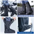 Waterproof High-Tube Rain Shoe Covers - 1