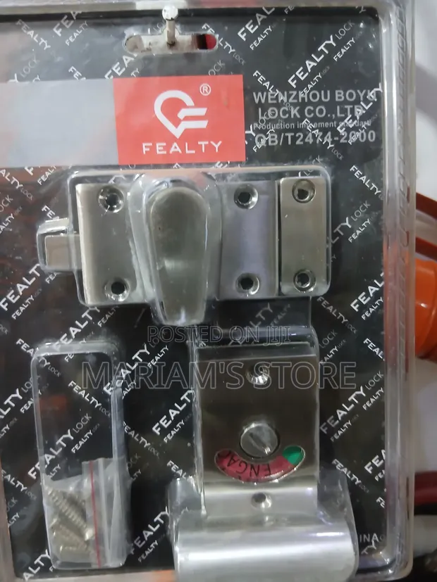 Indicator Locks for Washrooms - 1