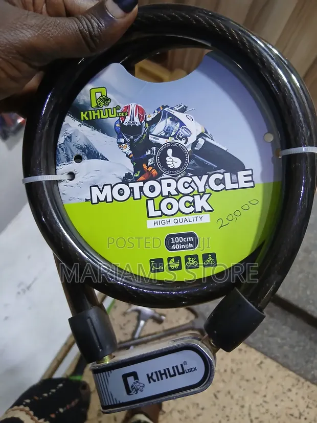 Motorcycle Cable Lock - Brand New - 1