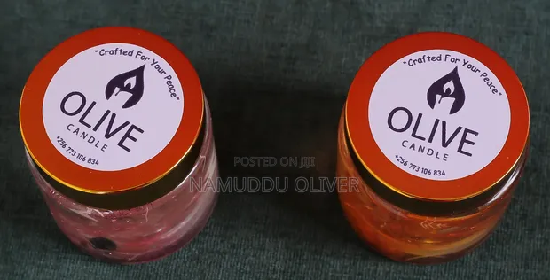 Olive Candles - Multicolor Soy Wax - 1