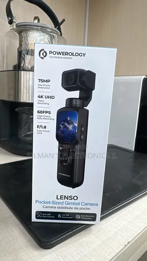 Powerology Lenso 4K Pocket Gimbal Camera