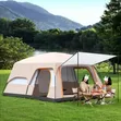 8-Person Double Room Camping Tent - 1
