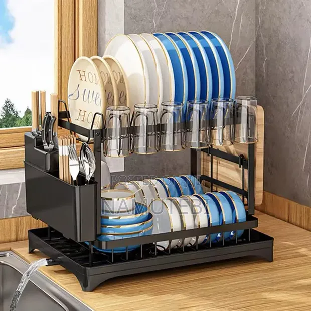 2 Layer Dish Drying Rack - 1
