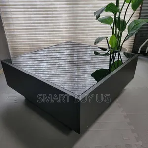 Brand New Large Black Glass Center Table - Kampala