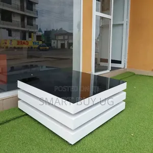 Brand New Glass Center Table - White - 80cm