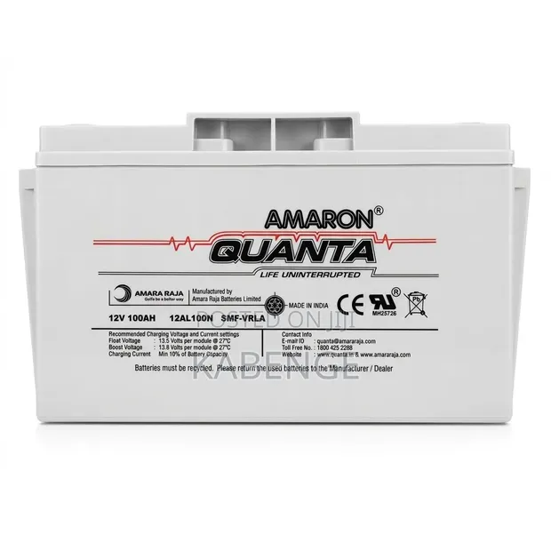 Amaron Quanta 12AL100N 12V 100Ah SMF-VRLA Battery - 1