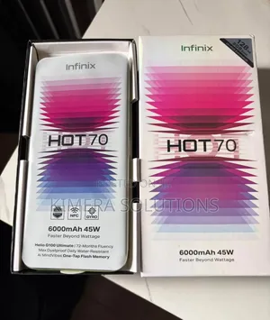 New Infinix Hot 70 256GB Black