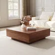 Classic Center Table with Storage - Brown Laminate - 1