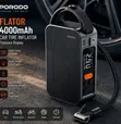 Porodo Flator 4000mAh Portable Car Tire Inflator - 1