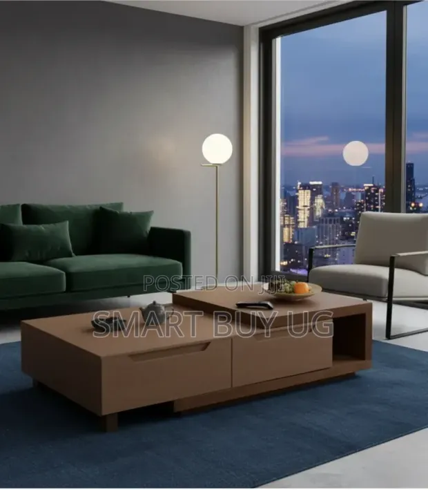 Brand New 120cm Glass Top Center Table - 1