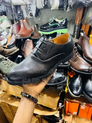 Gentle Leather Office Shoes - Black