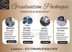 Graduation Packages - Primis Events and Decor