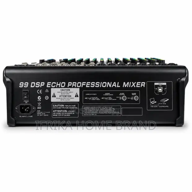 16 Channel Professional Mixer Amplifier with DSP Echo - 1
