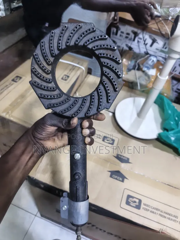 Heavy-Duty Cast Iron Gas Burner Ring - 1