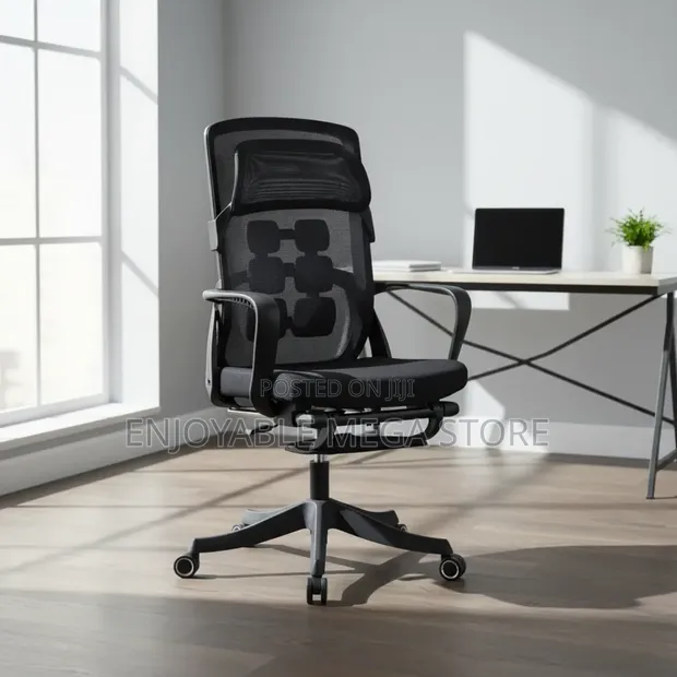 Ergonomic Office Chair with Back Support - 1