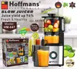 Hoffmans Slow Juicer ~ HM647 - 1