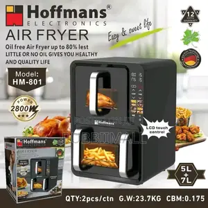 Hoffman Air Fryer 5L + 7L - HM801