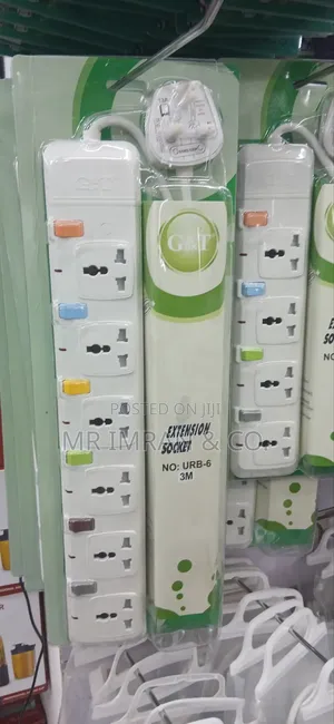 6-Way Extension Socket with Individual Switches