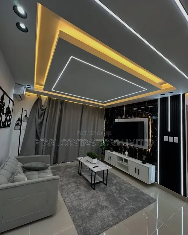 Gypsum Ceiling Installation - Pearl Contractors - 1