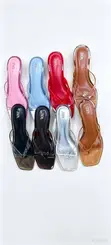 Zara Low Heel Sandals - 1