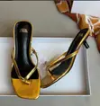 Zara Low Heel Sandals - 2