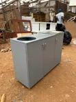 Wood-Mode Gas Cabinet with Glass Finish - 2