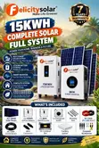 15kWh Lithium Solar System with 8kW Hybrid Inverter & 12x580W Panels - 1