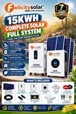 Felicity 15kWh Lithium Battery Solar System 8kW Hybrid Inverter - 1