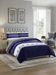 Amalia Embroidered Cotton Duvet Cover Set - 2