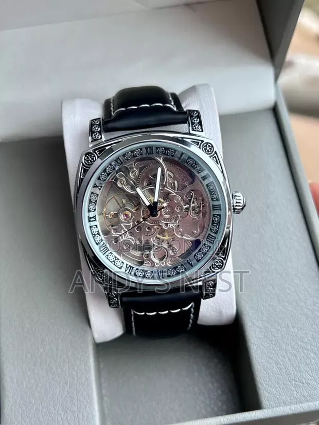 Mechanical Patek Philippe Black Watch for Men - 1