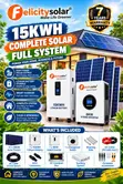 Felicity 15kWh Lithium Solar System with 8kW Hybrid Inverter - 1
