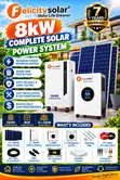 15kWh Complete Solar Power System - Felicity 12x580W Panels - 2