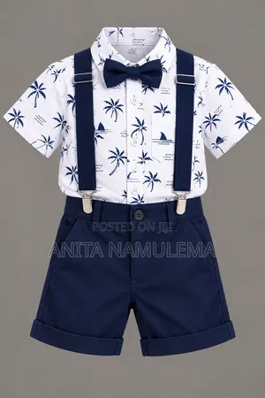 Children's Suspender Wear - Blue
