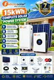 15kWh Complete Solar Power System - Felicity 12x580W Panels - 1