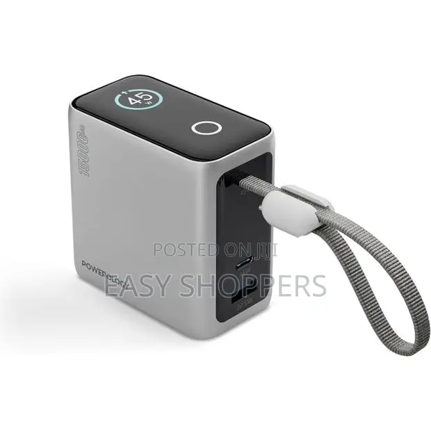 Powerology 15000mAh Mini Power Bank 45W Smart Display - 1