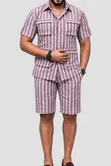 Men's Two-Piece Striped Set - 2