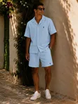 Polo Ralph Lauren Linen Camp Shirt and Shorts Set - 3