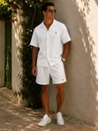 Polo Ralph Lauren Linen Camp Shirt and Shorts Set - 4