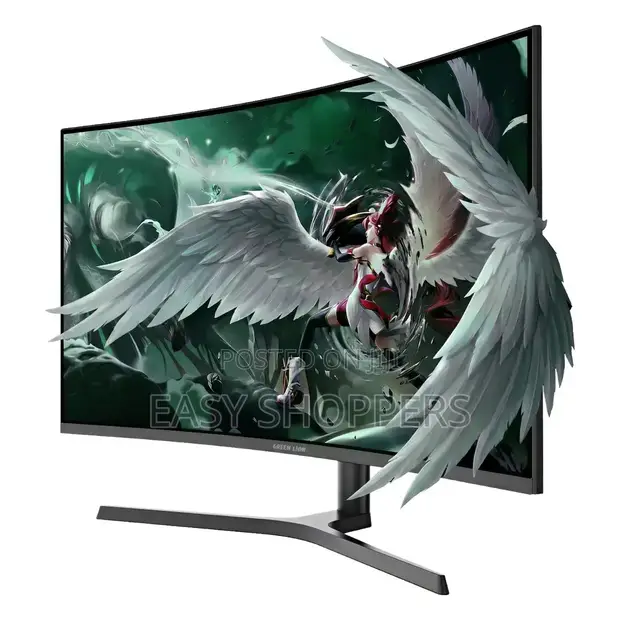 Green Lion Phantom 32" Gaming Monitor - Black - 1