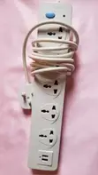 Multipurpose Power Strip with 2 USB Charging Ports - 2