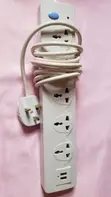 Multipurpose Power Strip with 2 USB Charging Ports - 3