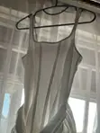 Satin White Dress - Brand New - 1