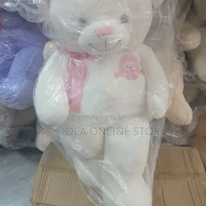 Giant Teddy Bear - White, 130cm