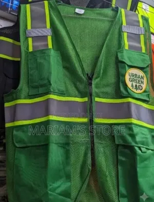 Forest Green Reflective Safety Vest