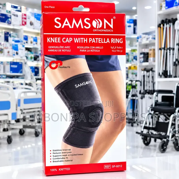 SAMSON Knee Cap with Patella Ring - Comfortable Knee Support - 1