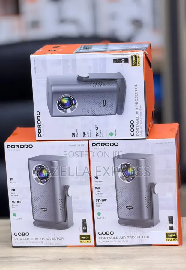 Porodo Gobo Portable Air Projector with Stand - 1