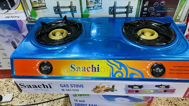 Saachi Double Gas Burner Stove - 1