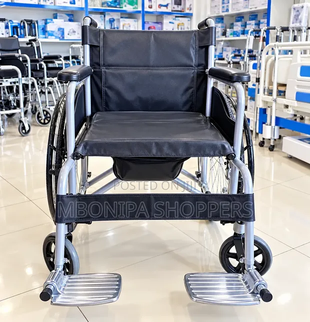 Manual Wheelchair - Comfortable & Durable Mobility Chair - 1