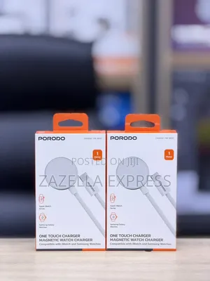 Porodo One Touch Magnetic Watch Charger (USB-C)
